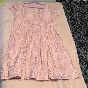 NWT Lace dusty rose dress.